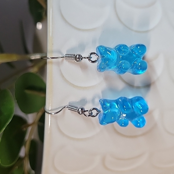 🔥LAST PAIR🔥 Gummy Bear Drop Earrings - Picture 1 of 6